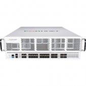 FORTINET FortiGate FG-4201F-DC Network Security/Firewall Appliance - 100GBase-X - 100 Gigabit Ethernet - AES (256-bit), SHA-256 - 30000 VPN - 28 Total Expansion Slots - 1 Year 24x7 FortiCare and FortiGuard Unified Threat Protection (UTP) - 3U - Rack-mount