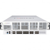 FORTINET FortiGate FG-4201F-DC Network Security/Firewall Appliance - 100GBase-X - 100 Gigabit Ethernet - AES (256-bit), SHA-256 - 30000 VPN - 28 Total Expansion Slots - 3 Year 24x7 FortiCare and FortiGuard Unified Threat Protection (UTP) - 3U - Rack-mount