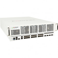 FORTINET FortiGate FG-6501F-DC Network Security/Firewall Appliance - 100GBase-X, 40GBase-X, 10GBase-X - 100 Gigabit Ethernet - AES (256-bit), SHA-256 - 30000 VPN - 30 Total Expansion Slots - 1 Year 24x7 FortiCare and FortiGuard Unified Threat Protection (