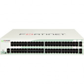 FORTINET FortiGate 98D-POE Network Security/Firewall Appliance - 74 Port - 1000Base-T, 1000Base-X, 100Base-TX - Gigabit Ethernet - AES (256-bit), SHA-1 - 74 x RJ-45 - 4 Total Expansion Slots - 2U - Rack-mountable FG-98D-POE-BDL-988-36