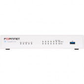 FORTINET FortiWifi FWF-51E Network Security/Firewall Appliance - 7 Port - 10/100/1000Base-T - Gigabit Ethernet - Wireless LAN IEEE 802.11a/b/g/n - AES (256-bit), SHA-256 - 200 VPN - 5 x RJ-45 - 5 Year 24X7 Forticare and Fortiguard UTP - Desktop FWF-51E-Y-