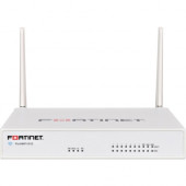 FORTINET FortiWifi 61E Network Security/Firewall Appliance - 10 Port - 1000Base-T - Gigabit Ethernet - Wireless LAN IEEE 802.11ac - AES (256-bit), SHA-256, AES (128-bit) - 10 x RJ-45 - Desktop, Wall Mountable FWF-61E-BDL-874-36