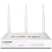 FORTINET FortiWifi FWF-61F Network Security/Firewall Appliance - 10 Port - 10/100/1000Base-T - Gigabit Ethernet - Wireless LAN IEEE 802.11ac - SHA-256, AES (256-bit) - 200 VPN - 10 x RJ-45 - 3 Year 24x7 FortiCare and FortiGuard UTP - Desktop, Rack-mountab