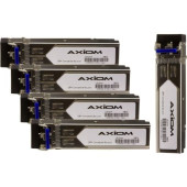 Axiom 1000BASE-SX SFP Transceiver for Cisco (5-Pack) - GLC-SX-MM - For Data Networking, Optical Network - 1 x 1000Base-SX - Optical Fiber - 128 MB/s Gigabit Ethernet1 Gbit/s" - RoHS Compliance GLC-SX-MM-5PK