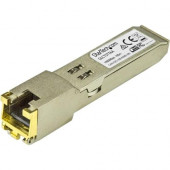 Startech.Com Cisco GLC-T Compatible SFP Module - TAA - 1000BASE-T Copper SFP Transceiver - Lifetime Warranty - 1 Gbps - Maximum Transfer Distance: 100 m (328 ft) - 100% compatibility with Cisco GLC-T guaranteed - lifetime warranty on all SFP modules - Max