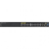 Zyxel 24-Port GbE L2+ PoE Switch - Manageable - 3 Layer Supported - Desktop - 2 Year Limited Warranty - RoHS Compliance GS3700-24HP