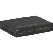 Netgear M4250-40G8XF-PoE++ AV Line Managed Switch - 40 Ports - Manageable - 3 Layer Supported - Modular - 82.60 W Power Consumption - 2880 W PoE Budget - Optical Fiber, Twisted Pair - PoE Ports - 2U High - Rack-mountable, Table Top - Lifetime Limited Warr