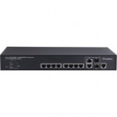 GeoVision 8-Port Gigabit 802.3at Web Management Layer 2+ Fully Managed PoE Switch - 8 Ports - Manageable - 2 Layer Supported - Modular - Twisted Pair, Optical Fiber - Rack-mountable GV-POE0812
