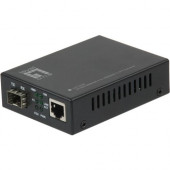 Cp Technologies LevelOne GVT-2000 10/100/1000BASE-T to 1000BASE-X SFP Mini Media Converter - Mini Media converter, 10/100/1000BASE-T to 1000BASE-X SFP GVT-2000