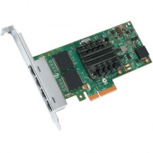 Intel &reg; Ethernet Server Adapter I350-T4V2 - PCI Express 2.1 x4 - 4 Port(s) - 4 x Network (RJ-45) - Twisted Pair - Low-profile, Full-height - Bulk I350T4V2BLK