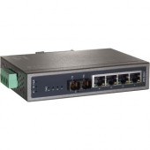 Cp Technologies LevelOne IFE-0501 4-Port 10/100 w/1-Port SC/MM PoE Industrial Switch - 4x 10/100Base-TX, 1x 100Base-FX Fiber SC/MM IFE-0501