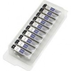 AddOn 10-Pack of J4858C Compatible TAA Compliant 1000Base-SX SFP Transceiver (MMF, 850nm, 550m, LC) - 100% compatible and guaranteed to work - TAA Compliance J4858C-AO-10PK