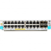 HPE 20-port 10/100/1000BASE-T PoE+ / 4-port 1G/10GbE SFP+ MACsec v3 zl2 Module - For Data Networking, Optical Network - 20 x RJ-45 1000Base-T LAN - Twisted Pair, Optical FiberGigabit Ethernet, 10 Gigabit Ethernet - 1000Base-T, 10GBase-X - 10 Gbit/s - 4 x 