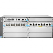 HPE Aruba 5406R 8-port 1/2.5/5/10GBASE-T PoE+/ 8-port SFP+ (No PSU) v3 zl2 Switch - 8 Ports - Manageable - Gigabit Ethernet, 10 Gigabit Ethernet - 1000Base-X, 10GBase-X - 3 Layer Supported - Modular - Power Supply - Twisted Pair, Optical Fiber - 4U High -