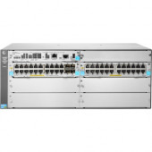 HPE Aruba 5406R 44GT PoE+/4SFP+ (No PSU) v3 zl2 Switch - 44 Ports - Manageable - Gigabit Ethernet, 10 Gigabit Ethernet - 10/100Base-TX, 10/100/1000Base-T, 10GBase-X - 3 Layer Supported - Modular - Power Supply - Twisted Pair, Optical Fiber - 4U High - Rac