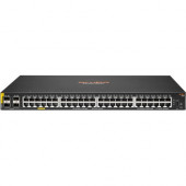 HPE Aruba 6100 48G Class4 PoE 4SFP+ 370W Switch - 48 Ports - Manageable - 3 Layer Supported - Modular - 45 W Power Consumption - 370 W PoE Budget - Twisted Pair, Optical Fiber - PoE Ports - 1U High - Rack-mountable, Wall Mountable - Lifetime Limited Warra