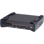 ATEN 2K DVI-D Dual Link KVM over IP Receiver with PoE - 1 Computer(s) - 2K - 2560 x 2048 Maximum Video Resolution - 1 x Network (RJ-45) - 4 x USB - 1 x DVI - Desktop, Rack-mountable KE6912R