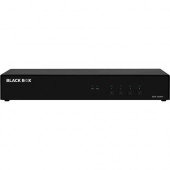 Black Box Secure KVM Switch - FlexPort HDMI/DisplayPort - 4 Computer(s) - 1 Local User(s) - 3840 x 2160 - 6 x USBHDMI - DesktopDisplayPort - TAA Compliant - TAA Compliance KVS4-1004HV