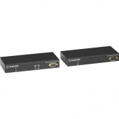 Black Box LC100 Series KVM Extender - DVI, Transmitter and Receiver, CATx - 4 Computer(s) - 1 Local User(s) - 328.08 ft Range - 1920 x 1200 Maximum Video Resolution - 2 x Network (RJ-45) - 5 x USB - 3 x DVI - TAA Compliance KVXLC-100