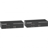 Black Box KVX Video Extender Transmitter/Receiver - 2 Input Device - 2 Output Device - 98425.20 ft Range - 5 x USB - DisplayPort - 4K UHD - 3840 x 2160 - Optical Fiber - TAA Compliant - TAA Compliance KVXLCDPF-200