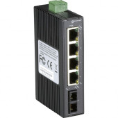 Black Box LBH120 Ethernet Switch - 4 Ports - TAA Compliant - 2 Layer Supported - Twisted Pair, Optical Fiber - DIN Rail Mountable - 5 Year Limited Warranty LBH120A-H-20K-SC