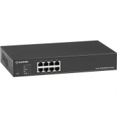 Black Box LPB1300 Series Gigabit Ethernet PoE+ Switch - 8 Ports - TAA Compliant - 2 Layer Supported - 30 W PoE Budget - Twisted Pair - PoE Ports - Desktop - 1 Year Limited Warranty - TAA Compliance LPB1308A-R2