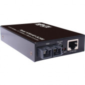 Tripp Lite N785-H01-SCSM Transceiver/Media Converter - 1 x Network (RJ-45) - 1 x SC Ports - DuplexSC Port - Single-mode - Gigabit Ethernet - 10/100/1000Base-T, 1000Base-X - Wall Mountable, DIN Rail Mountable, Desktop - TAA Compliant - TAA Compliance N785-