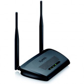 Zyxel NBG-418N v2 IEEE 802.11n Ethernet Wireless Router - ISM Band - 2 x Antenna(2 x External) - 300 Mbit/s Wireless Speed - 4 x Network Port - 1 x Broadband Port - Fast Ethernet - Desktop NBG418NV2