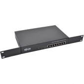 Tripp Lite 8Port Gigabit Ethernet Switch Rackmount Unmanaged w/PoE Metal 1U - 8 Ports - 10/100/1000Base-T - 8 x Network - Twisted Pair - Gigabit Ethernet - 2 Layer Supported - 1U High - Desktop, Rack-mountable - 5 Year NG8POE