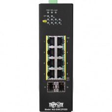 Tripp Lite NGI-S08C2POE8 Ethernet Switch - 8 Ports - Manageable - Gigabit Ethernet - 10/100/1000Base-T, 100Base-FX, 1000Base-X, 1000Base-SX/LX - TAA Compliant - 2 Layer Supported - Modular - 2 SFP Slots - 13 W Power Consumption - 240 W PoE Budget - Optica