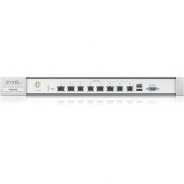 Zyxel Nebula Cloud Managed Security Gateway - 8 Port - 10/100/1000Base-T Gigabit Ethernet - AES (256-bit), 3DES, DES, SHA-1, SHA-2, MD5 - USB - 8 x RJ-45 - Manageable - 1U - Rack-mountable NSG300