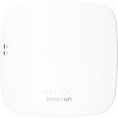 HPE Aruba Instant On AP12 IEEE 802.11ac 1.56 Gbit/s Wireless Access Point - 2.40 GHz, 5 GHz - MIMO Technology - 1 x Network (RJ-45) - Gigabit Ethernet - Ceiling Mountable, Wall Mountable - TAA Compliance R2X00A