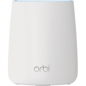 Netgear Orbi RBS20 IEEE 802.11ac 2.15 Gbit/s Wireless Range Extender - 2.40 GHz, 5 GHz - 4 x Antenna(s) - 4 x Internal Antenna(s) - MIMO Technology - Beamforming Technology - 2 x Network (RJ-45) - Desktop - 1 Pack RBS20-100NAS