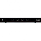 Vertiv Cybex SC800 Secure Desktop KVM | 4 Port Single-Head | DP in/DP out - 4K UHD | NIAP PP 3.0 Compliant | Audio/USB | Secure Isolated Channels | 3-Year Full Coverage Factory Warranty - Optional Extended Warranty Available SC840DP-001