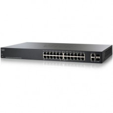 Cisco SF200-24FP 24-port 10 100 Full-PoE Smart Switch - 24 Ports - Manageable - Refurbished - 2 Layer Supported - Modular - Twisted Pair, Optical Fiber - Lifetime Limited Warranty SF200-24FP-NA-RF