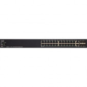 Cisco SF550X-24P Layer 3 Switch - 26 Ports - Manageable - 3 Layer Supported - Modular - Twisted Pair, Optical Fiber - Lifetime Limited Warranty SF550X-24P-K9-NA