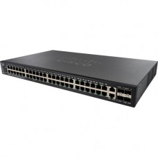 Cisco SF550X-48 Layer 3 Switch - 50 Ports - Manageable - 3 Layer Supported - Modular - Twisted Pair, Optical Fiber - Lifetime Limited Warranty SF550X-48-K9-NA