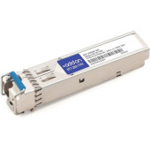 AddOn Rad SFP Module - For Data Networking, Optical Network - 1 LC 100Base-BX Network - Optical Fiber - Single-mode100Base-BX - Hot-swappable - TAA Compliant - TAA Compliance SFP-10ADH-AO