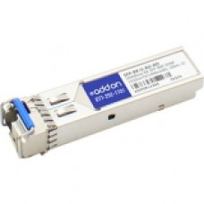 AddOn Aruba Networks SFP-BX-U-AU Compatible TAA Compliant 1000Base-BX SFP Transceiver (SMF, 1310nmTx/1490nmRx, 10km, LC, DOM) - 100% compatible and guaranteed to work - TAA Compliance SFP-BX-U-AU-AO