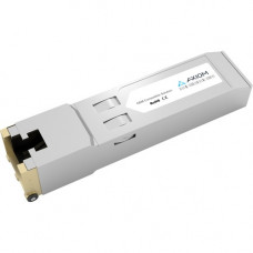 Axiom 1000BASE-T SFP Transceiver for Cisco - SFP-CU-RJ45 - For Data Networking - 1 x 1000Base-T - Copper - 128 MB/s Gigabit Ethernet1 Gbit/s SFP-CU-RJ45-AX