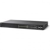 Cisco SG220-28MP 28-Port Gigabit PoE Smart Switch - 24 Ports - Manageable - 2 Layer Supported - Modular - Twisted Pair, Optical Fiber - 1U High - Rack-mountable, Desktop - Lifetime Limited Warranty - TAA Compliance SG220-28MP-K9-NA