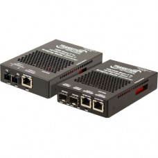 TRANSITION NETWORKS 10/100/1000 Ethernet Media Converter Stand-Alone - 2 x Network (RJ-45) - Gigabit Ethernet - 10/100/1000Base-T, 1000Base-X - 2 x Expansion Slots - SFP - 2 x SFP Slots - Rack-mountable, Wall Mountable, Rail-mountable, Desktop - RoHS, TAA