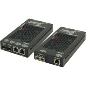 TRANSITION NETWORKS SGPAT1040-305 Transceiver/Media Converter - 2 x Network (RJ-45) - Gigabit Ethernet - 10/100/1000Base-T, 1000Base-X - 2 x Expansion Slots - SFP - 2 x SFP Slots - Wall Mountable, Rail-mountable, Standalone, Desktop - TAA Compliance SGPAT