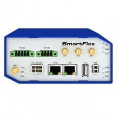 B&B Electronics Mfg. Co Modular LTE Router with SmartWorx Hub (2xETH, USB, 2xI/O, SD, 232, 485, 2xSIM, Wi-Fi, PoE PD) SR30519310-SWH