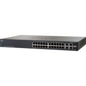 Cisco SF300-24 Layer 3 Switch - 28 Ports - Manageable - Refurbished - 3 Layer Supported - Rack-mountable - Lifetime Limited Warranty SRW224G4-K9-NA-RF