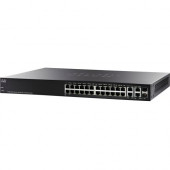 Cisco SF300-24P Layer 3 Switch - 16 Ports - Manageable - Refurbished - 3 Layer Supported - Twisted Pair, Optical Fiber - Rack-mountable - Lifetime Limited Warranty SRW224G4P-K9-NA-RF