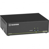 Black Box NIAP 3.0 Secure 2-Port Single-Head DisplayPort KVM Switch - 2 Computer(s) - 1 Local User(s) - 3840 x 2160 - 4 x USB - Desktop - 3 x DisplayPort - TAA Compliant - TAA Compliance SS2P-SH-DP-U