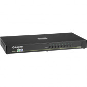 Black Box NIAP 3.0 Secure 8-Port Single-Head DVI-I KVM Switch - 8 Computer(s) - 1 Local User(s) - 3840 x 2160 - 10 x USB - 9 x DVI - Desktop - TAA Compliant - TAA Compliance SS8P-SH-DVI-U