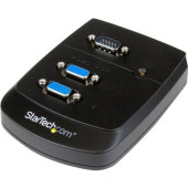 Startech.Com 2 Port VGA Video Splitter - Wall Mount - Video splitter - 2 ports - cascadable - Split a single VGA video signal to 2 monitors or projectors - Supports video resolutions up to 1600x900 and 720p - VGA video splitter/2 port VGA splitter/2 port 