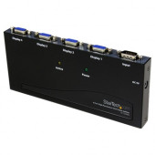 Startech.Com 4 Port High Resolution VGA Video Splitter - 350 MHz - 1 x Computer - TAA Compliance ST124PRO